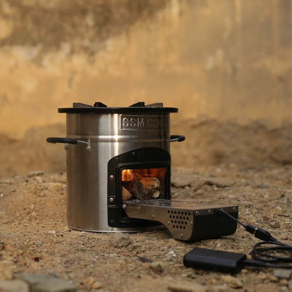 Rocket Stove with Jet-Flame